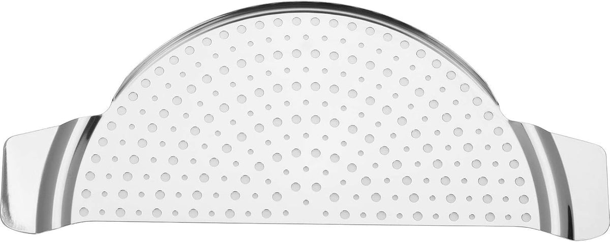 Westmark Stainless Steel Pan Strainer – Heat-Resistant Pot Drainer with Recessed Grip Handles, Fits Pots up to 10", Heavy-Duty Pasta & Vegetable Strainer, Dishwasher Safe