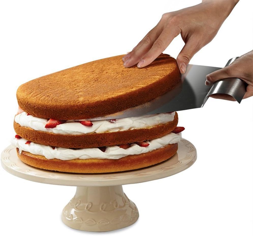Stainless Steel Cake Baking Tools - Cake Lifter Shovel & Tray for Baking Pizza, Bread, Pie