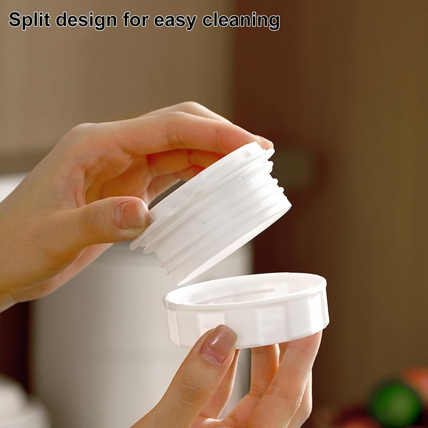 Bag Seal With Pour Spout, Reusable Airtight Bag Closure with Dual Pour Spouts, Plastic Bags Seal Cap for Flour, Cereal, Pet Food, Snacks, Kitchen Storage Organization Accessory