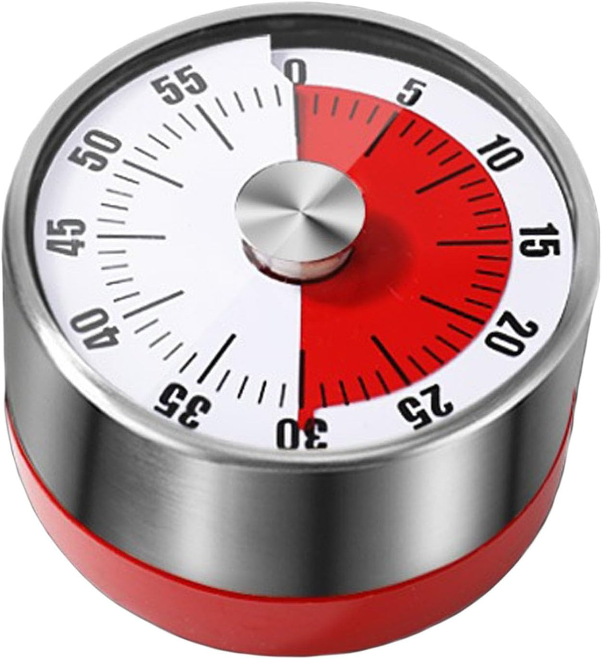 Visual Timer for Cooking Classroom, No Batteries Required，Magnetic (White)