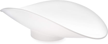 Penn Scale USA-Made Plastic Footed Bakers Scale Scoop for Weighing (11" x 21" x 6") - White Footed Scoop Made With Food Safe Plastic