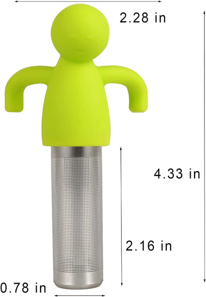 Leden Tea Infuser for Loose Leaf Tea Extra Fine Mesh Tea Steeper Gray