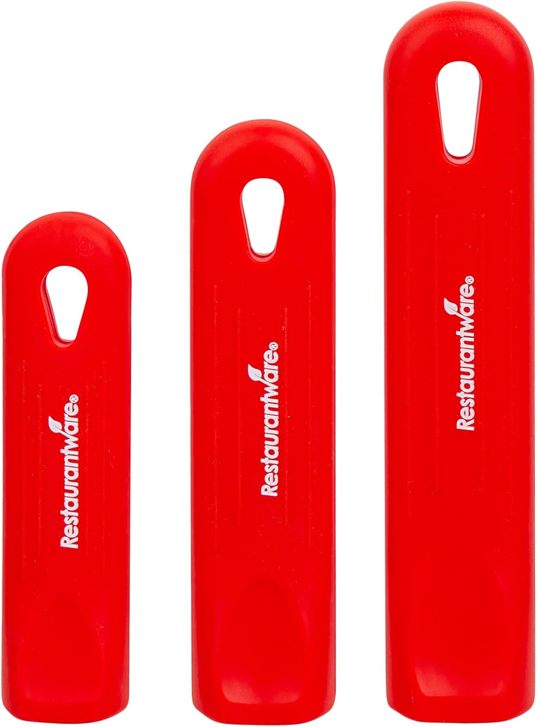 Restaurantware Silicone Pan Handle Cover Set 1-Count Heat-Resistant Removable Pan Handle Grips, Ergonomic Non-Slip Green Handle Protectors for Fry Pans and Sauce Pans