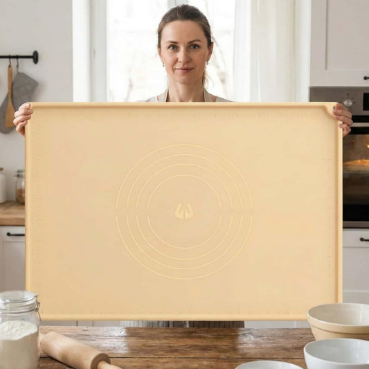 32"x24" Extra Large Silicone Pastry Mat Ink-Free Molded Measurements