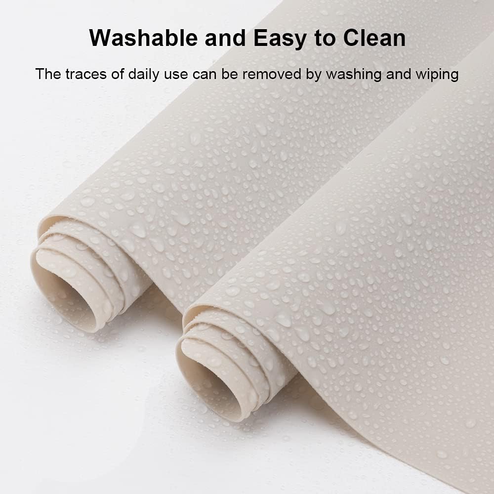 Extra Large Dark Green Countertop Mat - Silicone Table Kitchen Desk Mat - Non-Slip & Heat Resistant - Dinner Placemat Pastry Dough Rolling Mat - Colors B