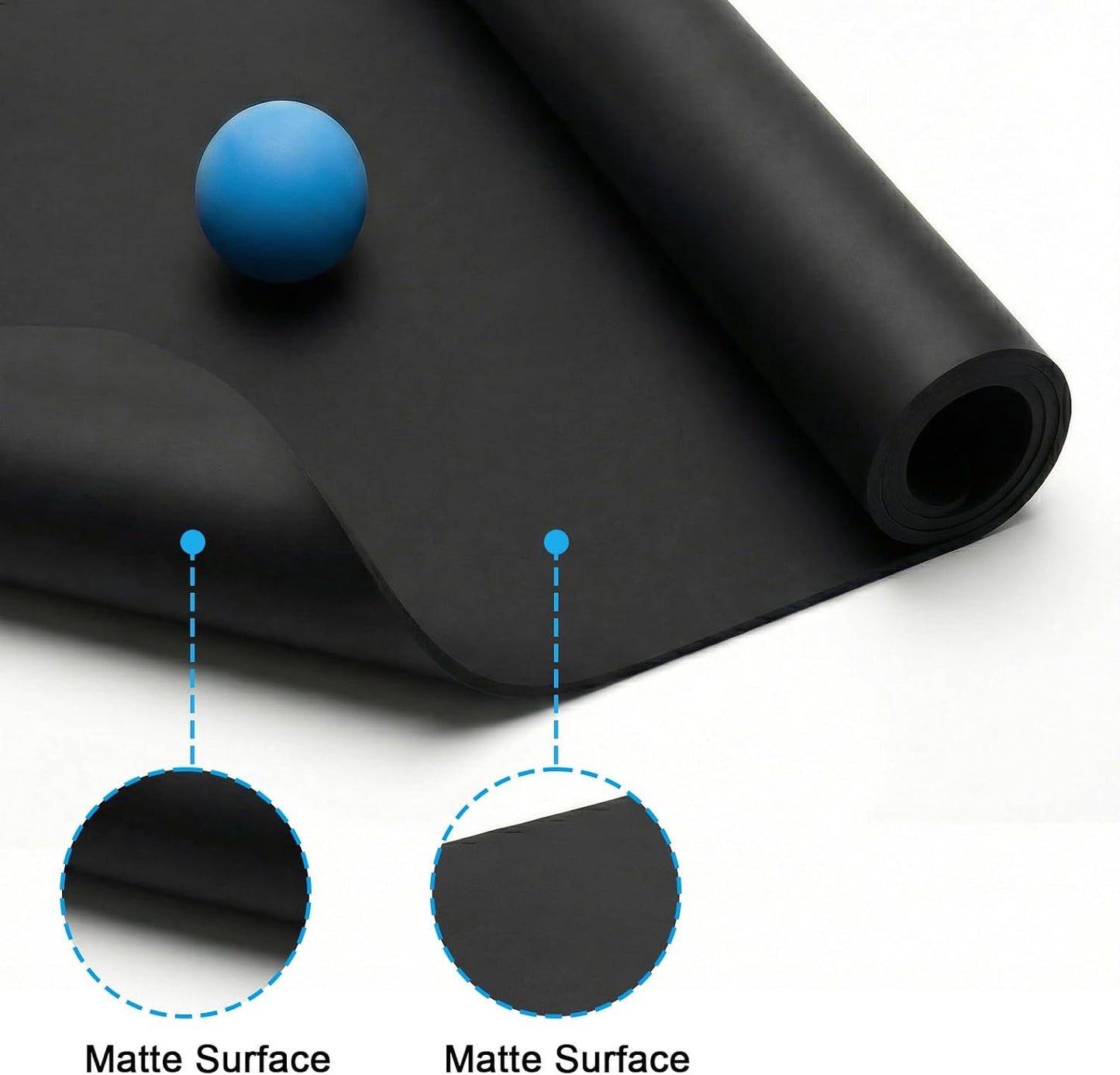 Extra Large Silicone Mats for Kitchen Counter, Heat Resistant Mat, Nonslip Kitchen Countertop Protector Mat, Cuttable Counter Protector Mats for Island Workbench(47.3''x23.6''Black)
