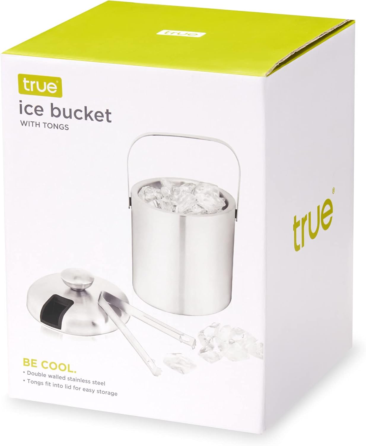 True Galvanized Tub, Large Ice Buckets for Parties, Beverage Cooler for Beer, Wine, Soda, Bottled Water, Rustic Beverage Tub, Drink Bucket for Indoor & Outdoor Party, 6.3 Gal (23.8 Liters), Set of 1