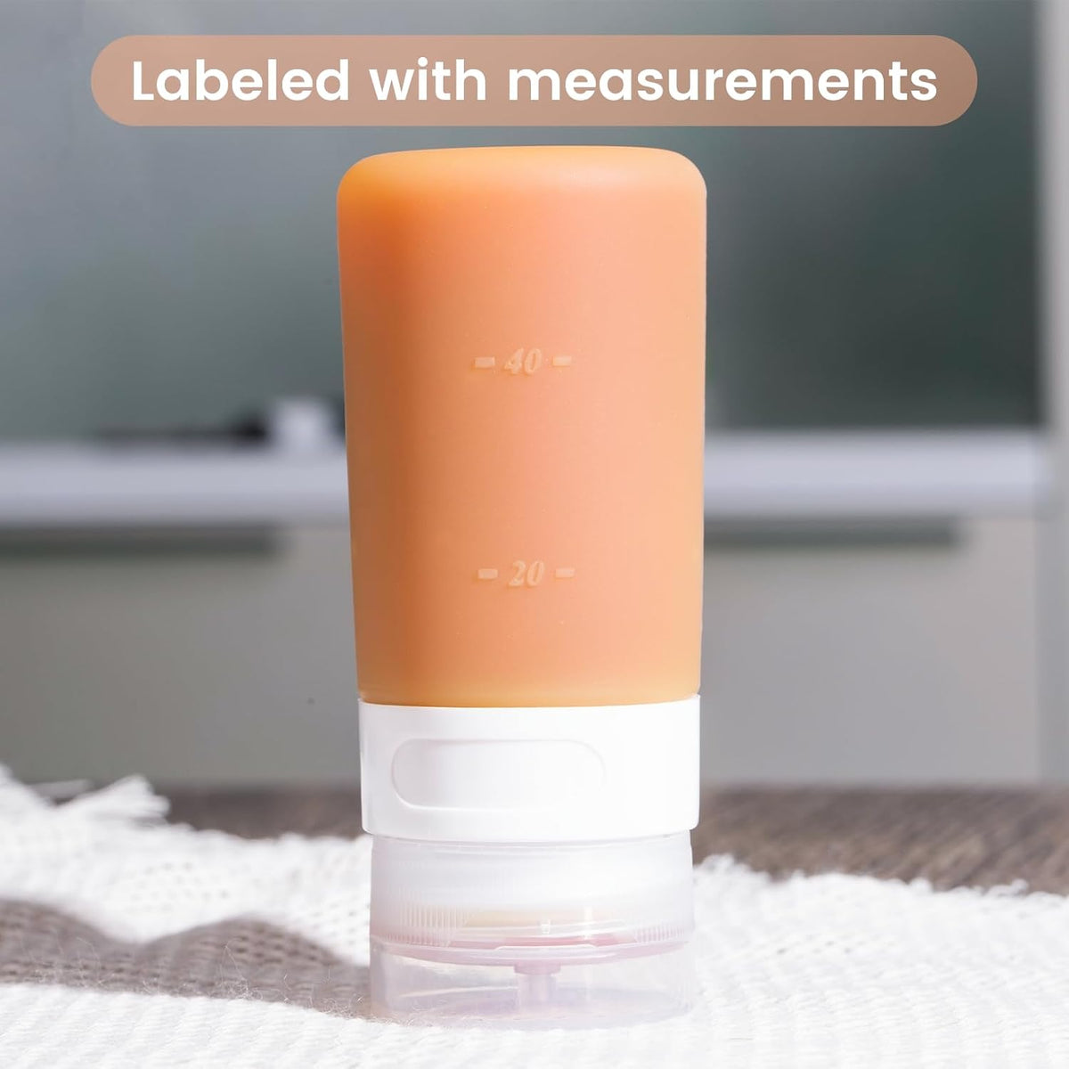 MICEBAY 2 oz Condiment Squeeze Bottles, Leakproof Salad Dressing Container