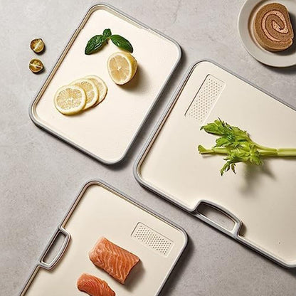Heavy Duty Double Sided Cutting with Non-Slip Features Effortless Food Handling (26 * 36cm) - Perfect All Cooking Needs(28 * 40cm)
