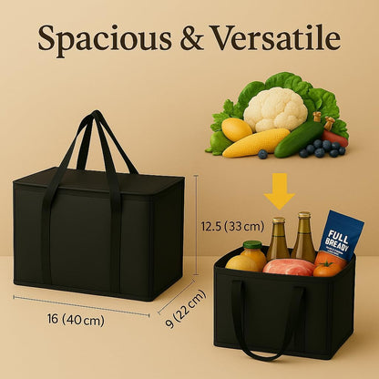 musbus Extra large XXXL Insulated Food Delivery Bag Cooler Bags Keep Food Warm Catering Therma Catering Bag for doordash 22x14x13 Cooler Bags Therma Shopper hot warming RED Pizza BLACK