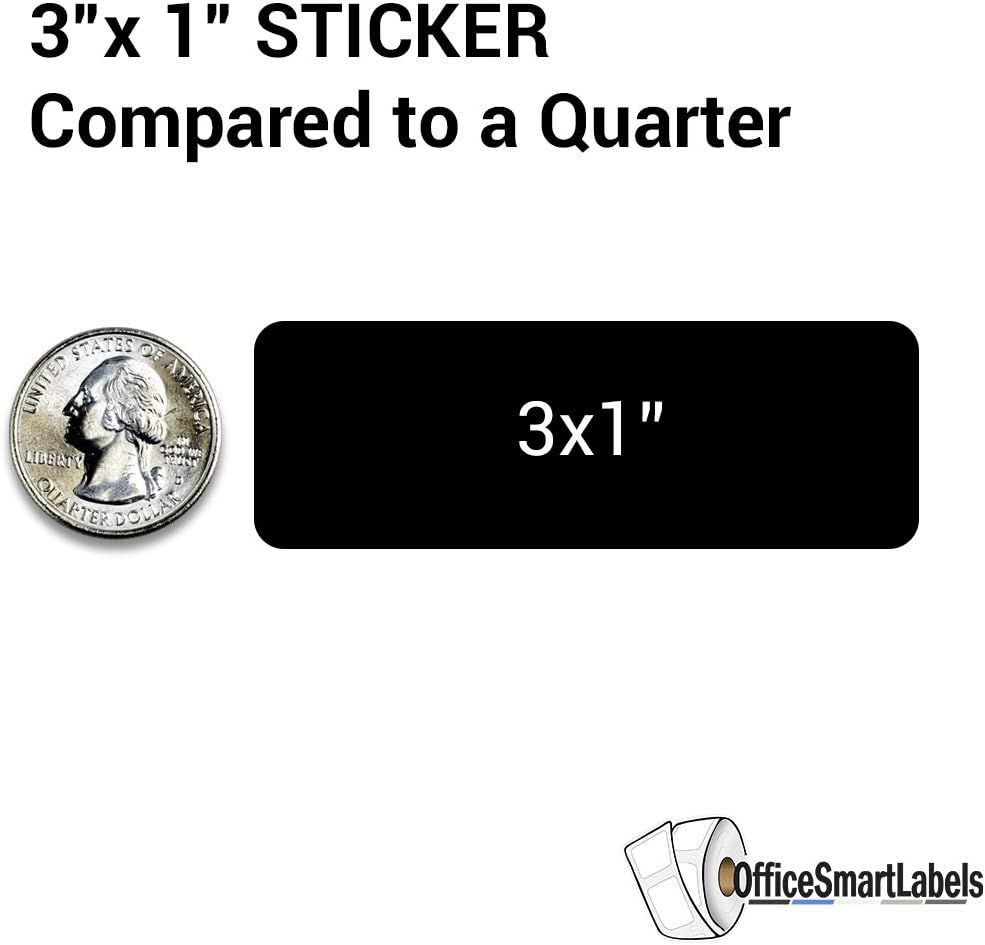 Food Storage Labels for Containers - 3 x 1 Inch, Date Stickers Refrigerator Freezer Plastic Container Food Storage Rotation Prep Restaurant Date Labels - 1 Roll, 300 Count