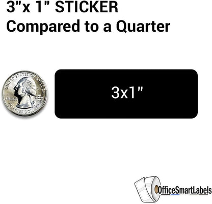 Food Storage Labels for Containers - 3 x 1 Inch, Date Stickers Refrigerator Freezer Plastic Container Food Storage Rotation Prep Restaurant Date Labels - 1 Roll, 300 Count