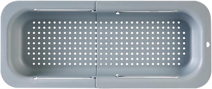 YOXIER Expandable Drain Basket Retractable Colander Retractable Drain Basket Over Sink Multifunctional Grade Pp Extendable Fruit Vegetable Washing Drainer Colander Strainer Bowl Tableware Container