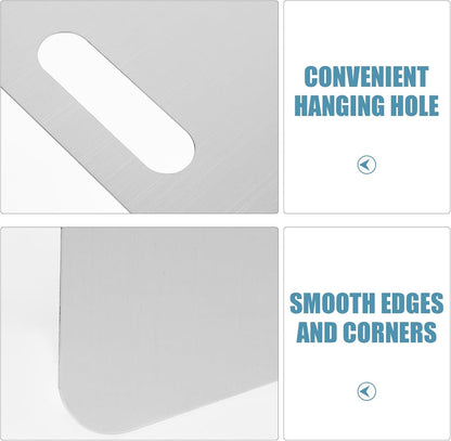 Yardwe Chopping Board for Home Double-sided Cutting Mat Stainless Steel Xxl Size Easy to Clean
