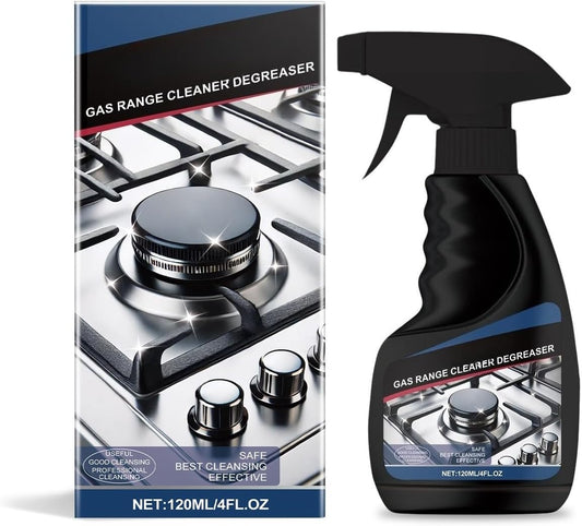 Range Hood & Stove Build Up Degreaser Cleaner, Duty Stove and Oven and Degreaser for Glass Tops, Oven Racks, BBQ Grills, Range Hoods and more