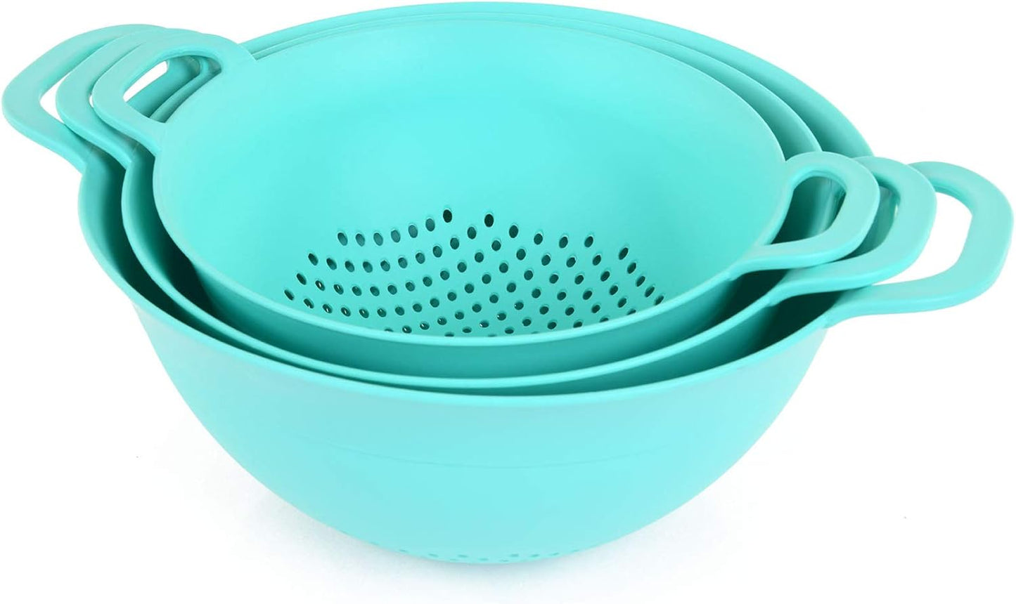 Mintra Home Colanders 3pk (Assorted 3pk, Black)