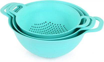 Mintra Home Colanders 3pk (Assorted 3pk, Black)