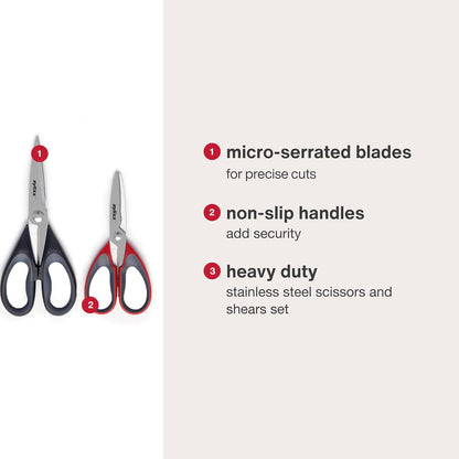 Zyliss Herb Snippers with Integrated Stem Stripper – Precision Blade Kitchen Scissors for Fresh Herbs, Parsley, Cilantro & Chives – Ergonomic Wheat Straw Handle, Left/Right-Handed, Dishwasher Safe