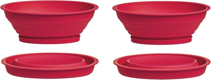 Progressive International 3.5 Cup Collapsible Mini Fruit Vegetable Colander Strainer Water Drainer (Green)