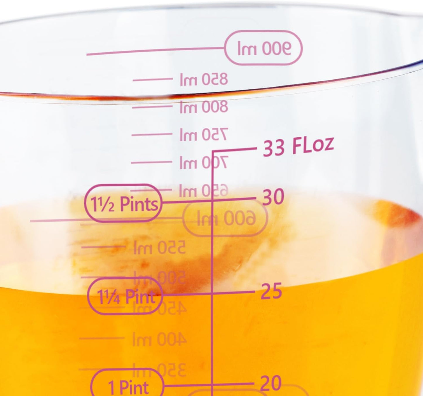 Liquid Measuring Cups with Spout 3 Pcs Stackable Plastic Liquid Measuring Cups with ML OZ Scale, BPA Free Clear Measuring Cup with Non-Drip Spout & Silicone Handle for Kitchen Cooking Baking