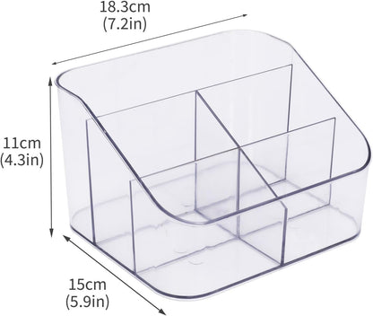 Drink Packet Organizer, Powdered Drink Mix,Powder Packet,Acrylic Water Flavor Packet Organization Container with Removable Dividers for Storage Bins for Kitchen Cabinet, Pantry,Office