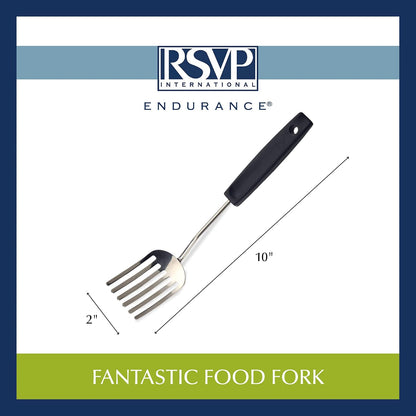 RSVP International Endurance Kitchen Baking Tool Collection, Blending Fork, Stainless Steel
