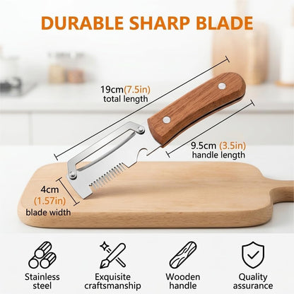 2PCS Multifunctional Julienne Vegetable Peeler for Potato Carrot