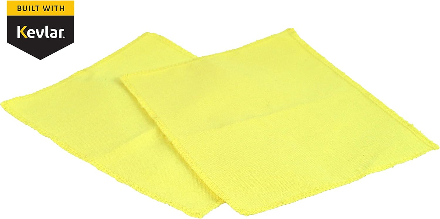 Q-Swiper Steam Clean BBQ Grill Cleaner Set - 1 Grill Brush with Scraper, 2 Heat Resistant Kevlar® Cloths, 1 Tray | Bristle Free | Safe Way to Steam away Grill Grease & Grime