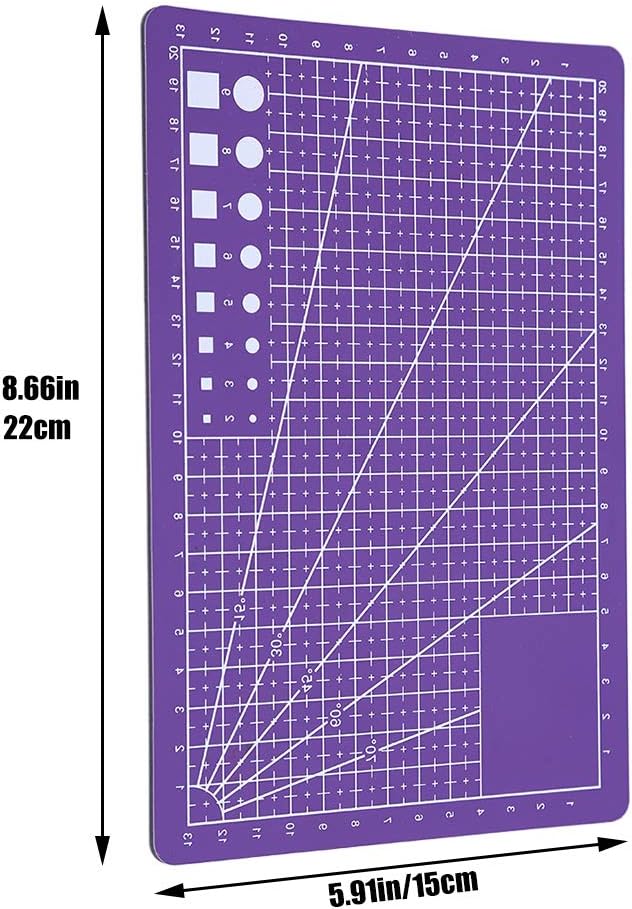 LOKUNN A5 Self Healing Cutting Mat Rotating Cutting Mats for Quilting