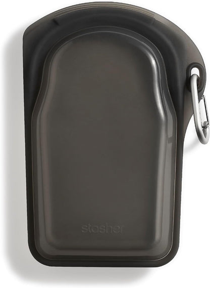 Stasher Premium Reusable Silicone Food Storage Bags, 2-Pack, Clear