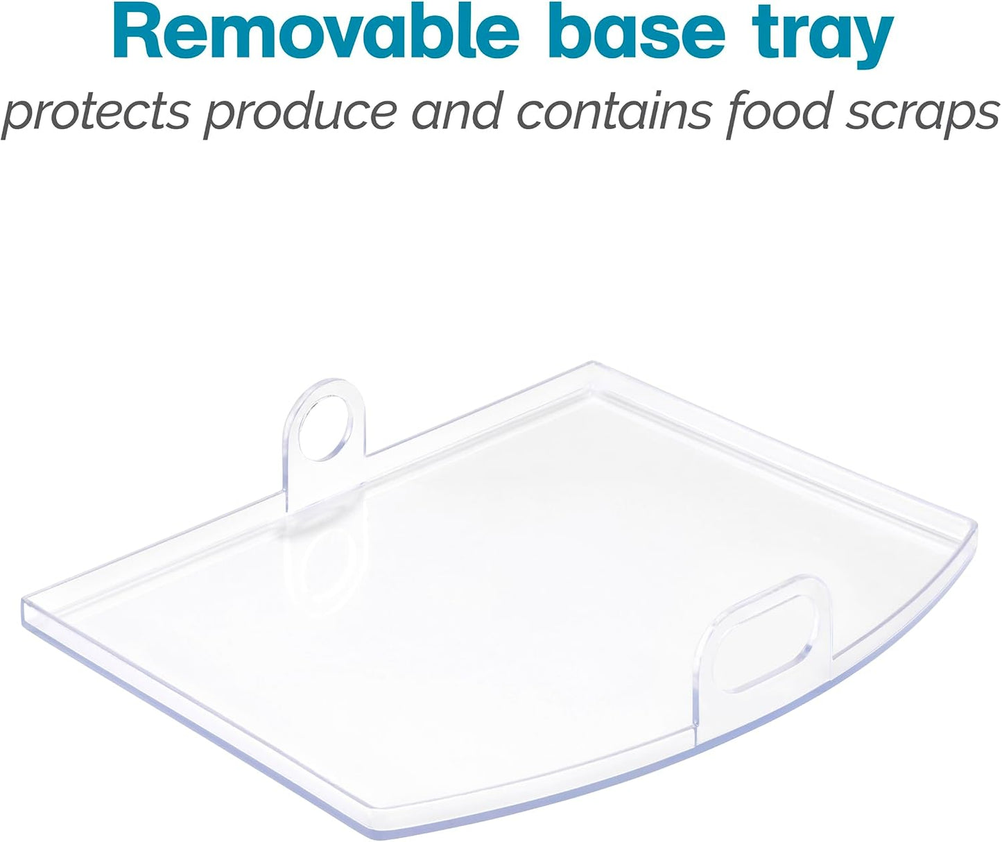 Polder Countertop Storage Bin with Shelf