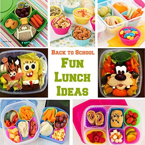 Silicone Cupcake Liners, Upgrades 36 Pack Reusable Baking Muffin Cups Nonstick 3 Shapes Pastry Cake Molds Bento Lunch Box Dividers