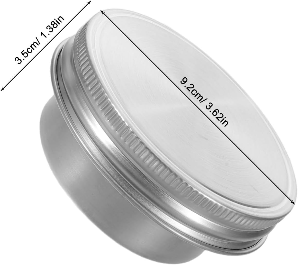 Kichvoe 2 Sets Mason Jar Stainless Steel Divider - 86ml Meal Prep Jar Insert Dressing Cup For Veggies Salads Dips And Snacks Food Separator