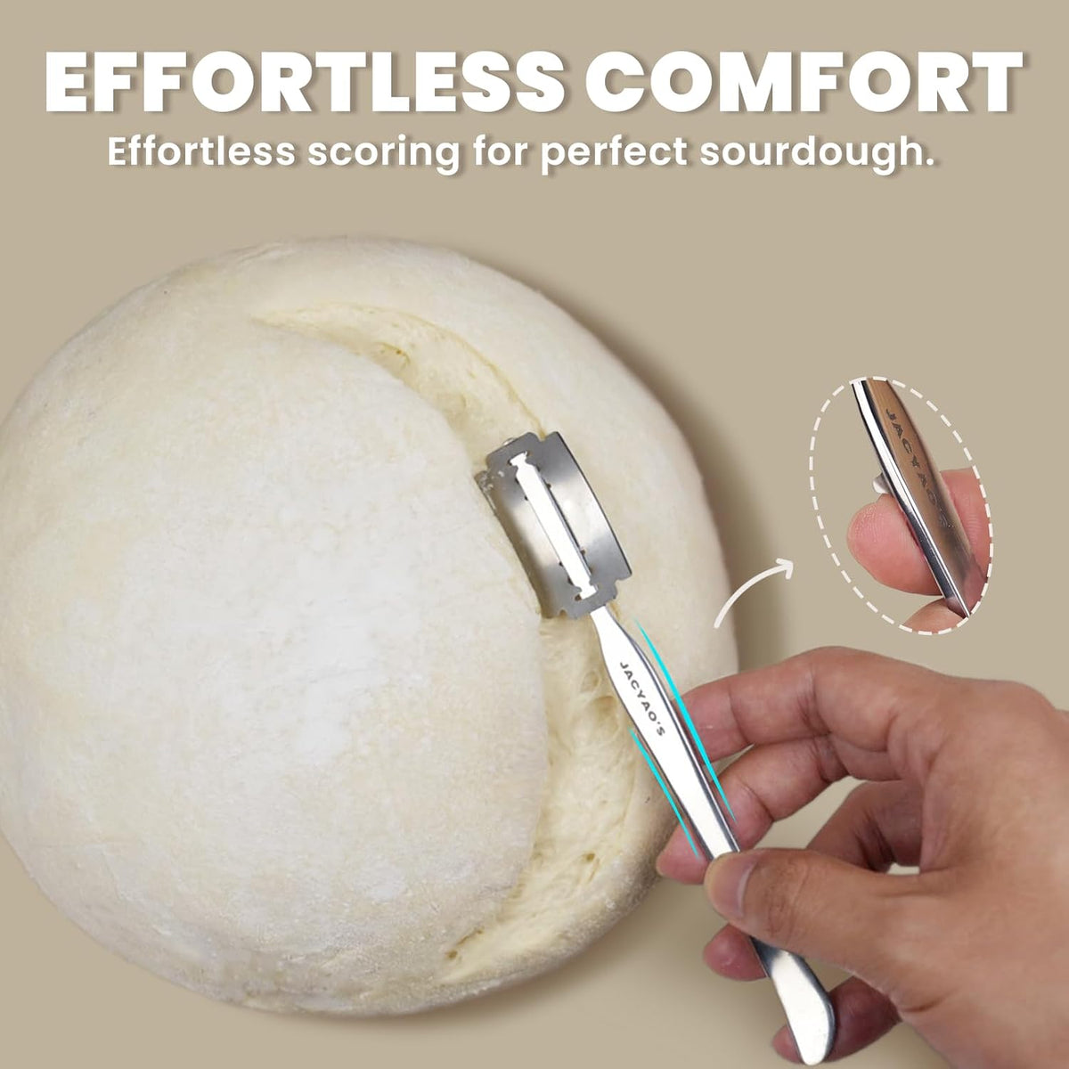 Bread Lame, 304 Stainless Steel Sourdough Scoring Tool, 10 Blades