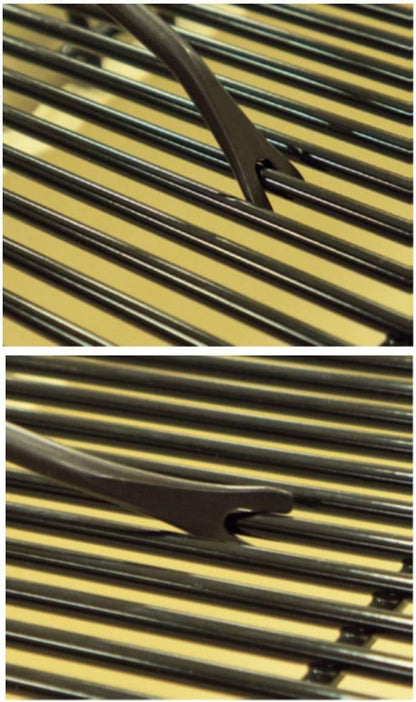 Primo Grill Grate Cleaning Bar | 23" Long Wood Handle with Logo