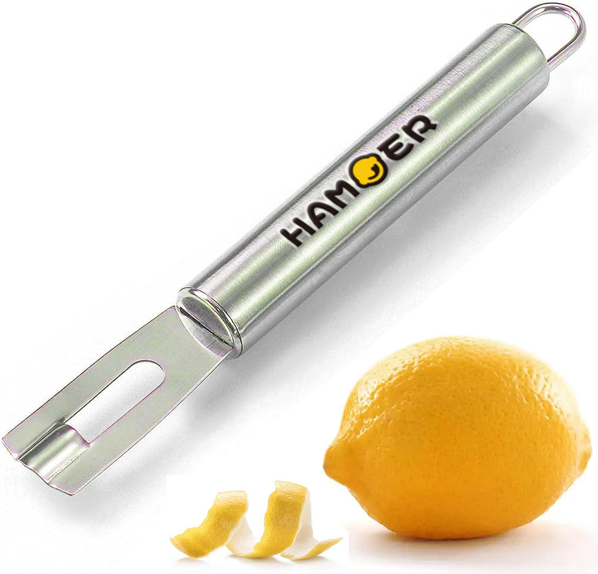 Chef-level Citrus Channel Knife U-Shaped Stainless Steel Blade
