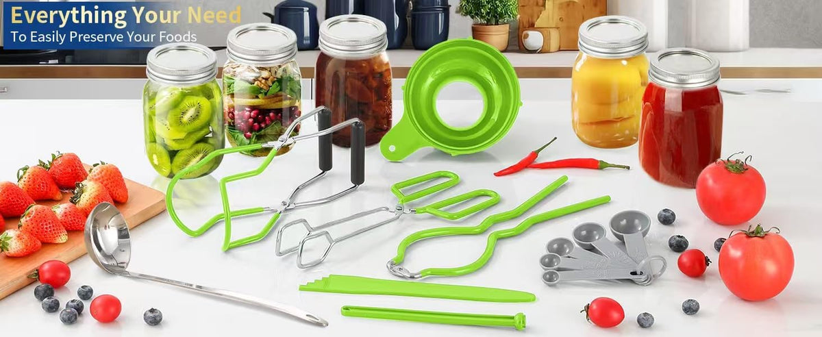 Canning Supplies Starter Kit,Canning Kit Set for Beginners