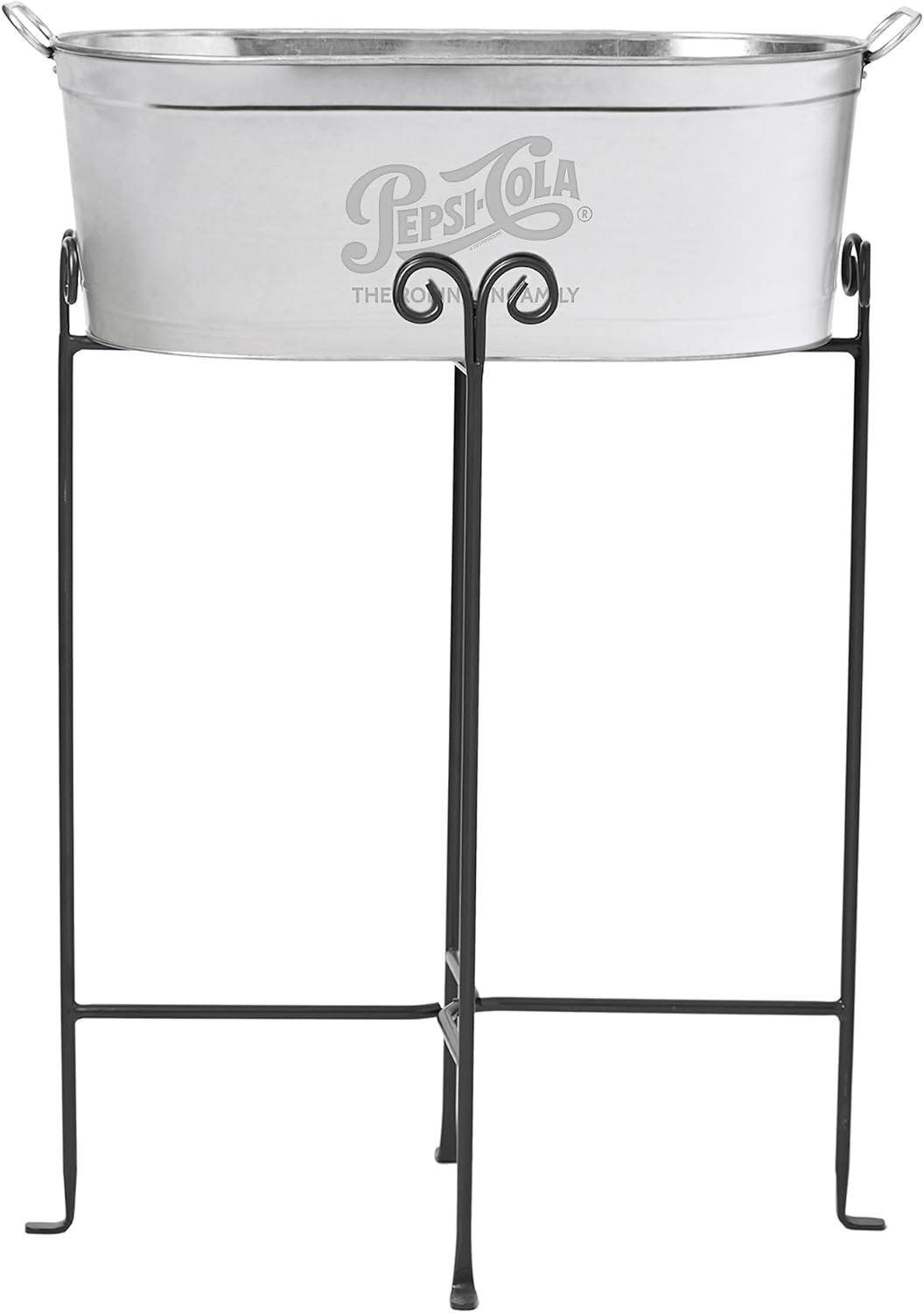 Let's Make Memories Personalized Beverage Tub - Custom Beverage Tub - Customize With Name & initial - Galvanized Drink Tub - 20 ¾"L x 11 ¾"W x 7" H - 5.5 Gallons