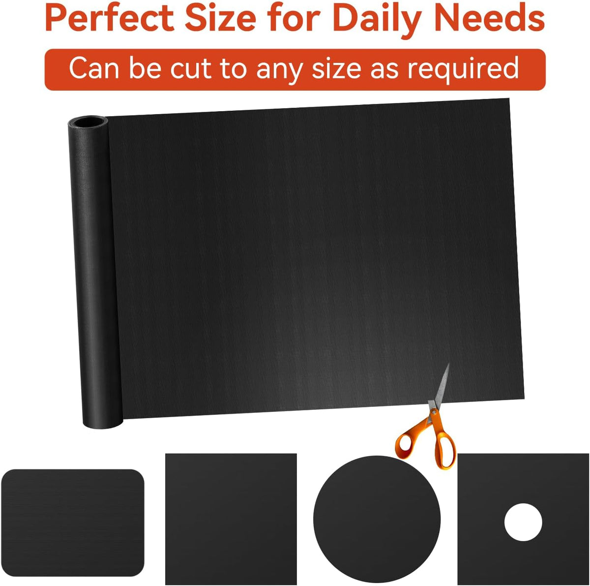 Oven Liners for Bottom of Electric Gas Oven, Reusable Non-Stick Teflon Protector Mat, Heat Resistant Grill Mats Outdoor, Easy to Clean Gas Stove Liners BPA and PFOA Free 23.6"x 15.7" Stovetop Cover