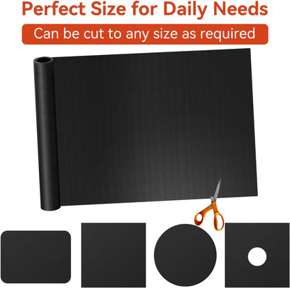 Oven Liners for Bottom of Electric Gas Oven, Reusable Non-Stick Teflon Protector Mat, Heat Resistant Grill Mats Outdoor, Easy to Clean Gas Stove Liners BPA and PFOA Free 23.6"x 15.7" Stovetop Cover