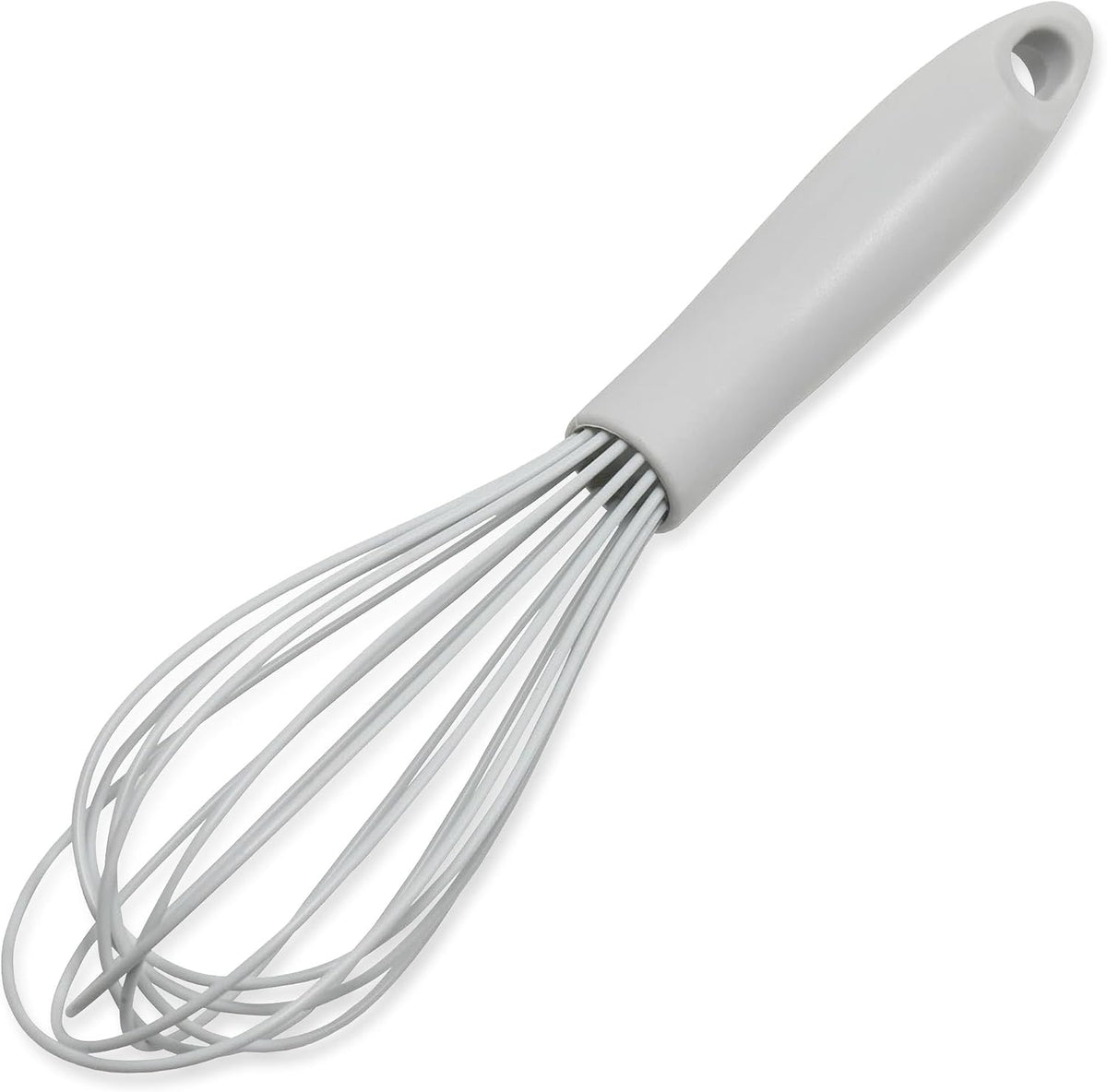 Chef Craft Premium Silicone Wire Cooking Whisk, 10.5 Inch, Red