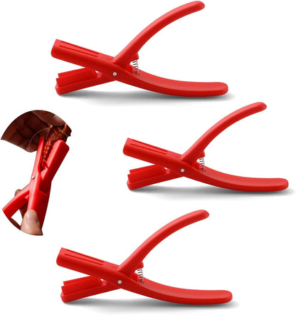 Crawfish Peeler, Crawfish Shucker, Crawfish Sheller Tool for Peeling Cooked Shrimp Tails, Universal Crayfish Shelling Device, Shrimp Peeler Seafood Tool Portable Lightweight Kitchen Gadgets(Red） (3)
