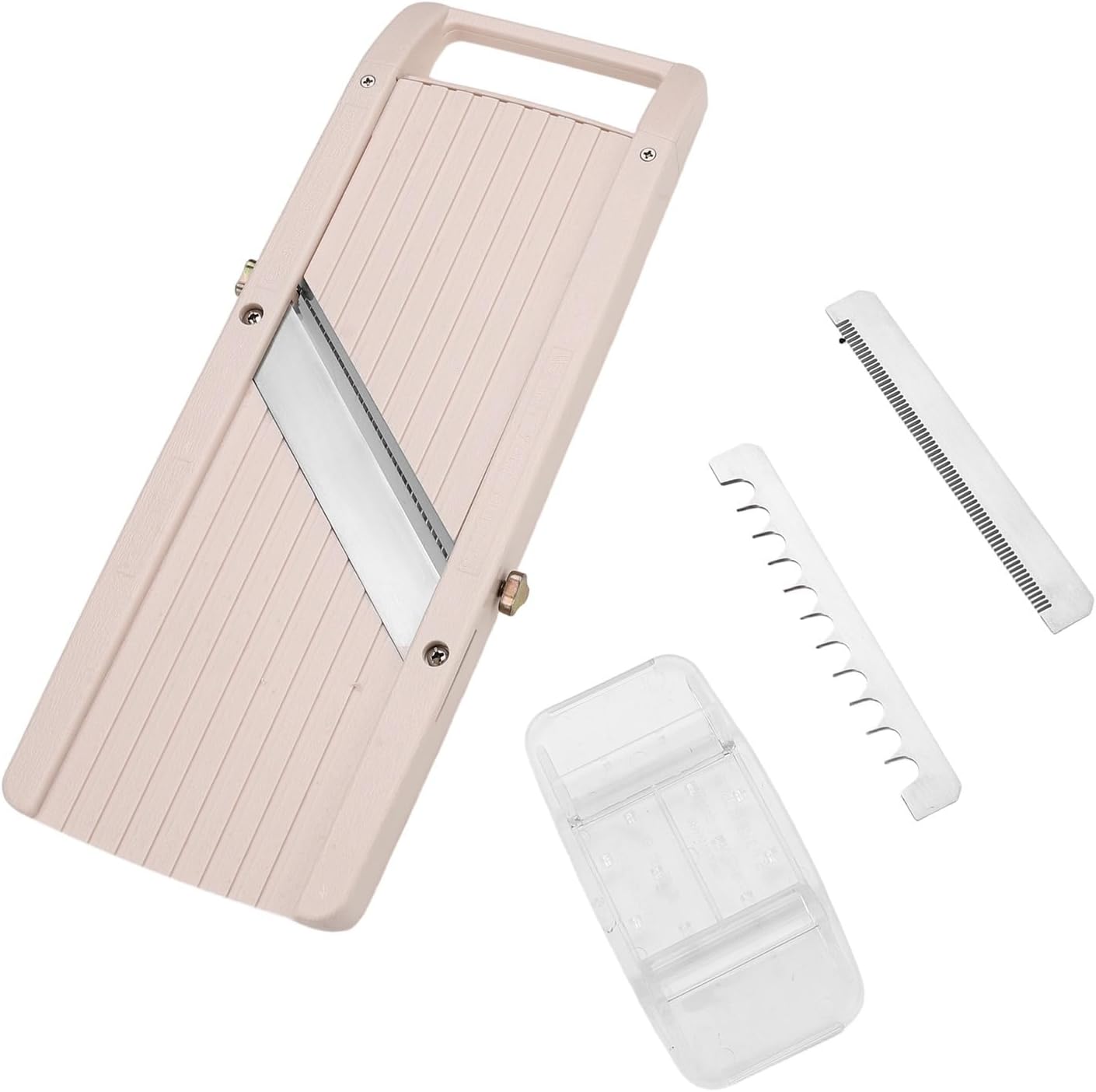 Mandoline Slicer for Kitchen, Upgrade Slicer for Vegetable, Professinal Japanese Vegetable Cutter with 4 Stainless Steel Blades