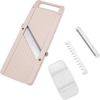 Mandoline Slicer for Kitchen, Upgrade Slicer for Vegetable, Professinal Japanese Vegetable Cutter with 4 Stainless Steel Blades
