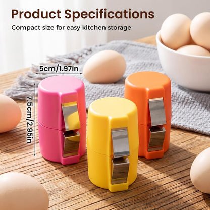 3 Pcs Egg Shell Opener, Portable Egg Separator Tool for Baking，Mix