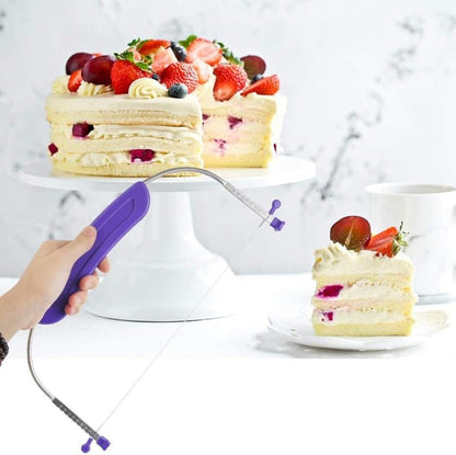 Professional 10-Inch Stainless Steel Cake Leveler & Slicer Baking Tool
