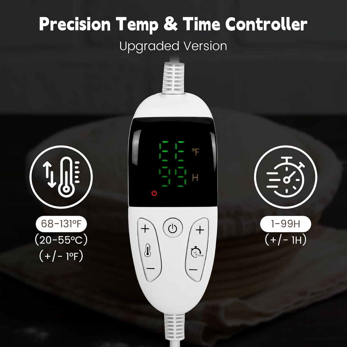Folding Bread Proofing Box with 68-131℉ Temperature Control and 99H Timer