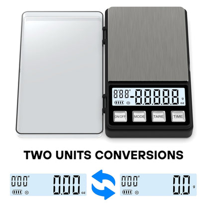 WEIGHTMAN Espresso Scale with Timer 1000g x 0.1g, Small Thin Coffee Scale