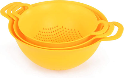 Mintra Home Colanders 3pk (Assorted 3pk, Black)