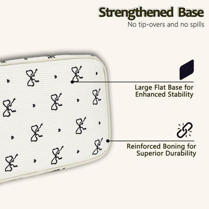 GYEUKHAM Lunch Bag Women, Lunch Box for Adult Men Kids Girls, Small Cute Lunchbox Tote Large Capacity Insulated Lunch Container Cooler for Work School Picnic Travel, Black White Stripes
